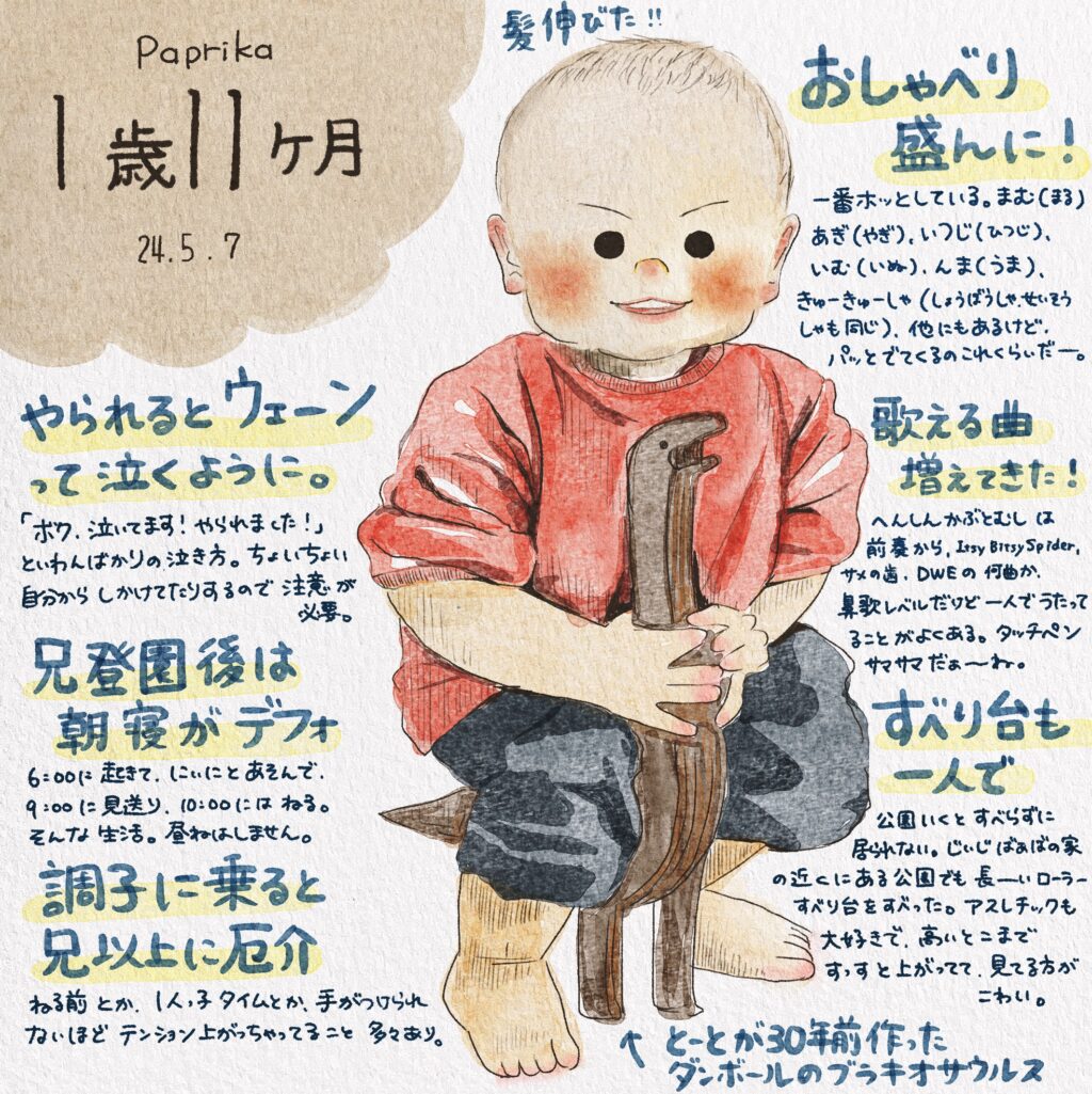 1歳11ヶ月次男