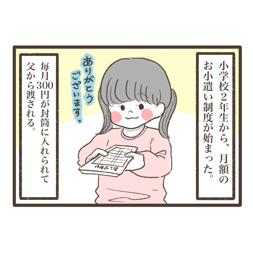 小学生時代のお小遣い事情